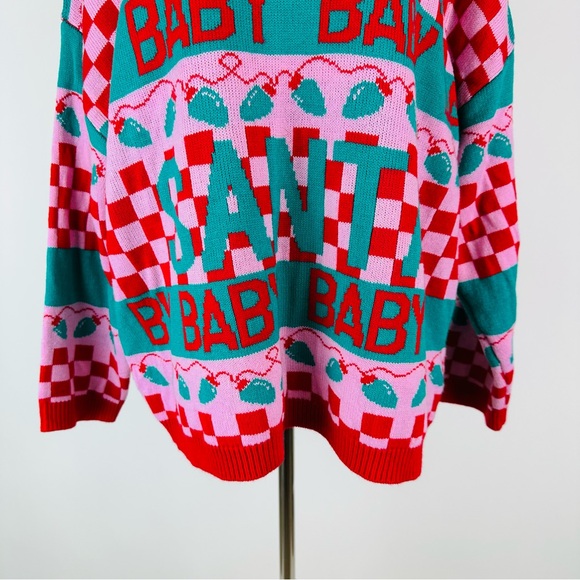 Grayson Threads Santa Baby Christmas Sweater Size XXL - Picture 3 of 7